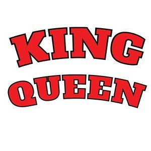 King and queen vintage couple shirts