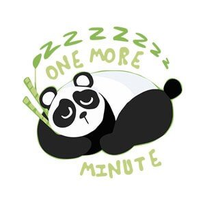 Kids graphic tees Sleepy panda