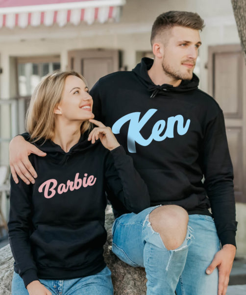 Couple hoodies Barbie and Ken