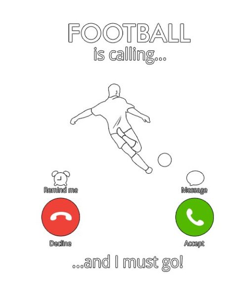 Women graphic tees Football is calling