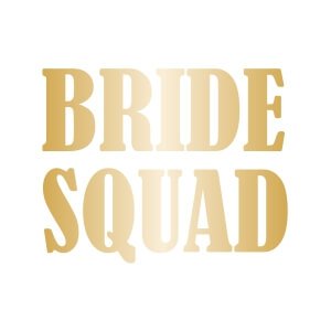 Women graphic tees bride squad