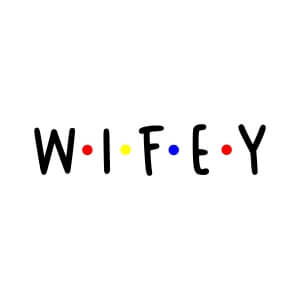 Women graphic tees Wifey