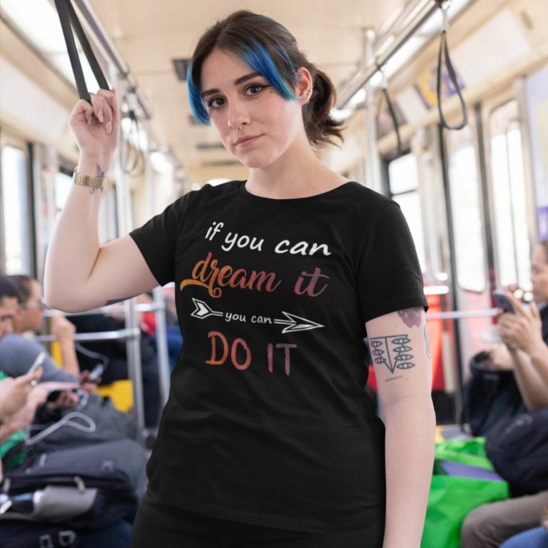 Women graphic tees dream it