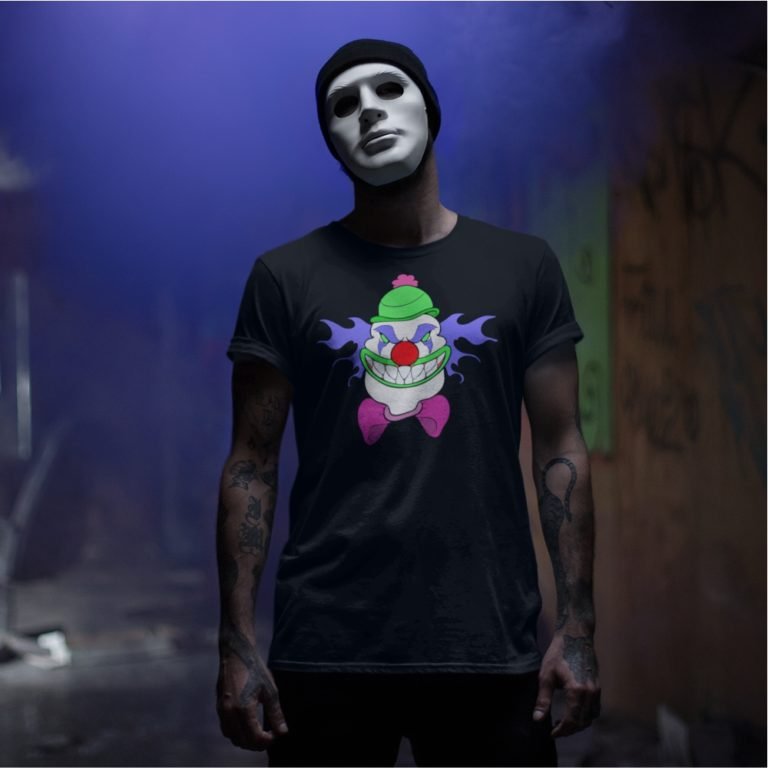 Short sleeve men graphic tees Mr. Clown