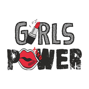 women graphic cap Girls power